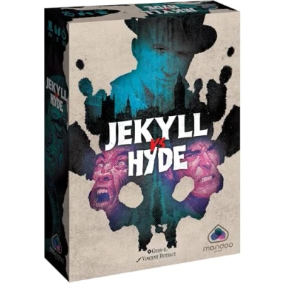 Afbeelding van Jekyll VS Hyde gezelschapsspel spel voor 2 spelers vanaf 10 jaar kaartspel duel tactisch en snel vouwspel Blackrock Games