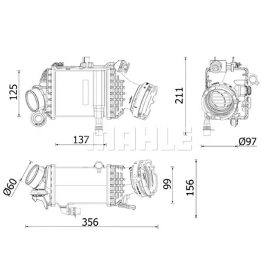 Afbeelding van Mahle Original Interkoeler CI 659 000P