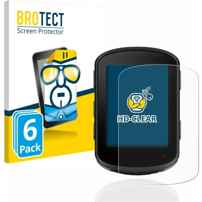 Afbeelding van BROTECT Screenprotector voor Garmin Edge 540 / 840 Folie Beschermfolie transparant (6 Stuks)
