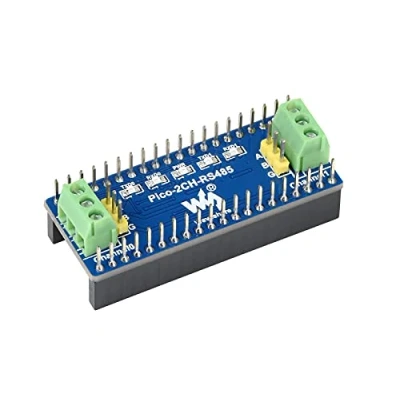 Afbeelding van Waveshare 2 Channel RS485 Module for Raspberry Pi Pico Incorporates Transceiver SP3485 Using UART Bus