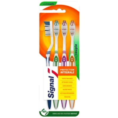Afbeelding van Signal Tandenborstel, rondom bescherming, zachte borstel, 4 stuks
