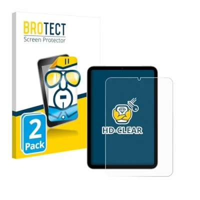 Afbeelding van BROTECT Screenprotector voor Apple iPad Mini 7 WiFi 2024 Folie Beschermfolie transparant (2 Stuks)