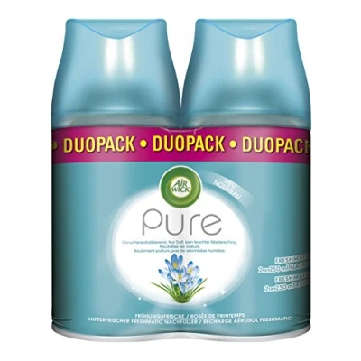 Afbeelding van Air Wick Freshmatic Max Automatische geurspray navuller, Pure voorjaarsfris, duo pack (2 x 250 ml)