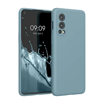 Afbeelding van kwmobile telefoonhoesje compatibel met OnePlus Nord 2 5G hoesje Zachte case voor smartphone Back cover in Arctische nacht