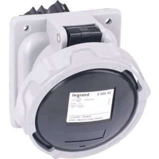 Afbeelding van Legrand cee inbouw contactdoos 500v 63a 3p a ip67 p17 tempra pro 555592