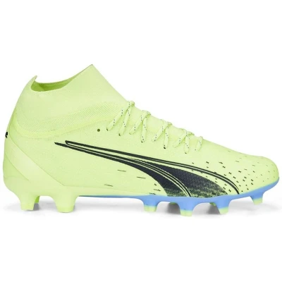Afbeelding van Puma Ultra PRO FG/AG Voetbalschoenen met kunststof noppen, Heren, Maat: 42.5, Yellow Kunststof/ textiel