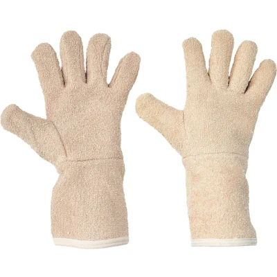 Afbeelding van Cerva LAPWG handschoen terry katoen 01030012 12 stuks Wit