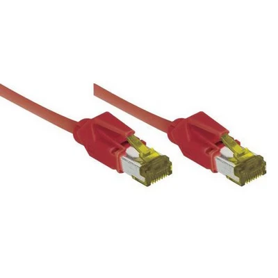 Afbeelding van Netwerksnoer RJ45 op Kabel CAT 7 S/FTP LSOH SNG rood 3 m