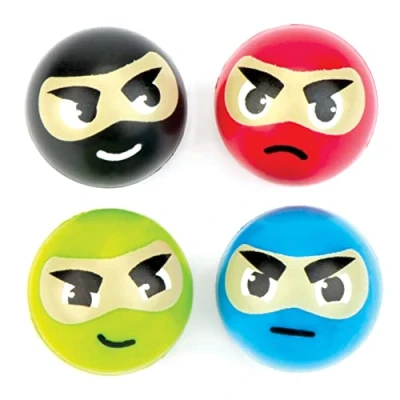 Afbeelding van Ninja stuiterballen (8 stuks)