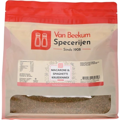 Afbeelding van Van Beekum Specerijen Macaroni &amp; Spaghetti Kruidenmix 20 KG Zak (bulk verpakking)