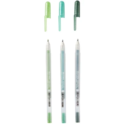 Afbeelding van Sakura Gelly Roll Metallic Set 3 Gelpennen Forest