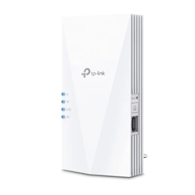 Afbeelding van TP Link RE780X AX3000 WiFi 6 WLAN versterker repeater (dual band 2402 MBit/s 5 GHz + 574 2,4 GHz, MU MIMO, Gigabit poort, compatibel met alle routers)