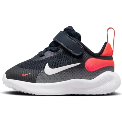 Afbeelding van Nike Performance Revolution 7 Unisex Hardloopschoenen neutraal voor kinderen, Maat: 22, Dark obsidian/white/bright crimson/black