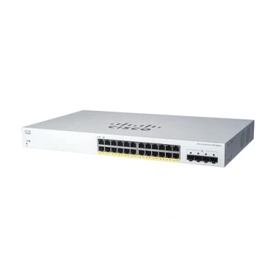 Afbeelding van Cisco Commutateur Intelligent Business CBS220 24FP 4G 24 Ports GE PoE complète SFP 4 x 1G Garantie matérielle limitée de 3 ans (CBS220 EU)