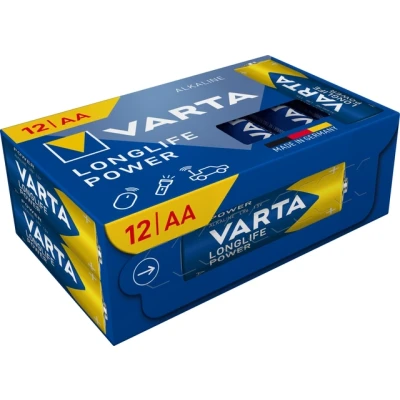 Afbeelding van Varta Longlife Power AA CUBE12 (12 Pcs., 2960 mAh), Batterijen