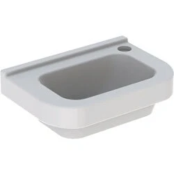 Afbeelding van Geberit 300 Basic fontein 36 x 25 cm kraangat rechts z/overloop wit