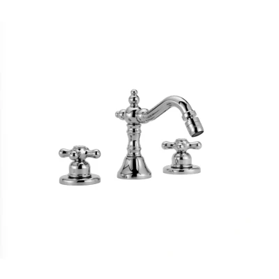 Afbeelding van Huber Croisette 3 gats Bidetmengkraan Goud CS0012202G