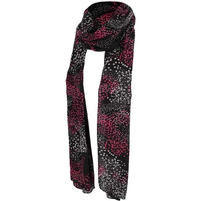 Afbeelding van Sarlini Langwerpige Sjaal Drops Multi Fuchsia