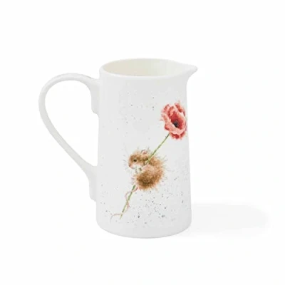 Afbeelding van Portmeirion Home &amp; Gifts WN4002 XT Wrendale by Royal Worcester Jug Mouse, meerkleurig, 11 x 17 17,5 cm