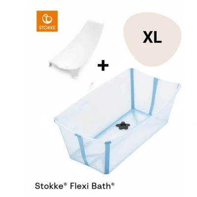 Afbeelding van Stokke Bad Opvouwbaar Flexi BathXL Bundle Ocean Blue
