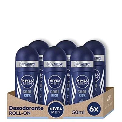 Afbeelding van 6x Nivea Men Cool Kick Deoroller 50ml