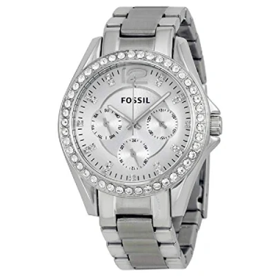 Afbeelding van Fossil ES3202 Riley dameshorloge horloge Zilverkleur