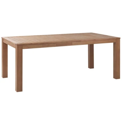 Afbeelding van Beliani Eettafel MONSANO Lichte houtkleur eucalyptushout