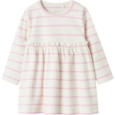 Afbeelding van Name it Print Gebreide jurk voor kinderen, Maat: 74, Jet stream