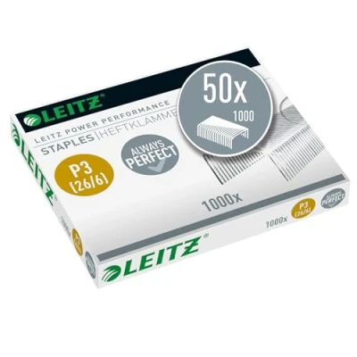 Afbeelding van Leitz nietjes 26/6, doos van 1000 50 stuks