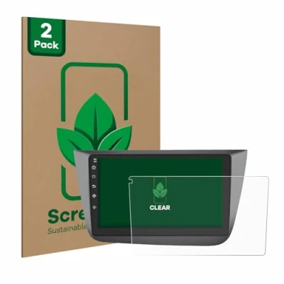 Afbeelding van ScreenLeaf Screenprotector voor Topway Android CarPlay (9&quot;) Duurzame schermbescherming Folie Beschermfolie transparant (2 Stuks)