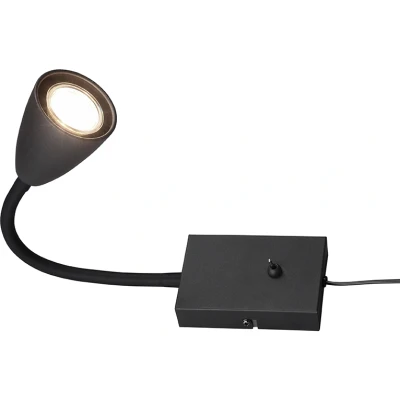 Afbeelding van Trio Leuchten Wandlamp Wanda 1X GU10 Max 10W Zwart