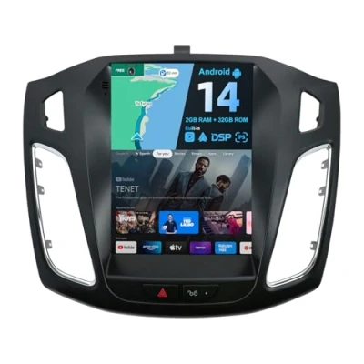Afbeelding van JOYX Android 13 IPS autoradio geschikt voor Ford Focus (2012 2017) ingebouwde CarPlay auto gratis achteruitrijcamera 2G + 32G 9,7 inch 2 DIN DSP DAB stuurbediening WiFi Fast Boot 4G