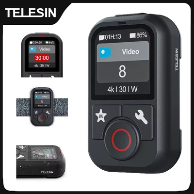Afbeelding van Telesin Bluetooth Remote V2 voor GoPro 13/12/11/10/9/8/Max