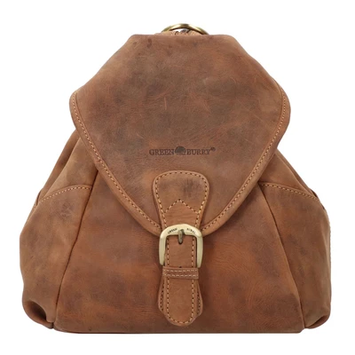 Afbeelding van Greenburry Vintage CITY Rugzak, Dames, Maat: One Size, Braun