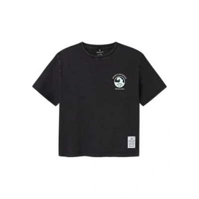 Afbeelding van Name it Nkmjeano Tshirt print voor kinderen, Maat: 158/164, Black