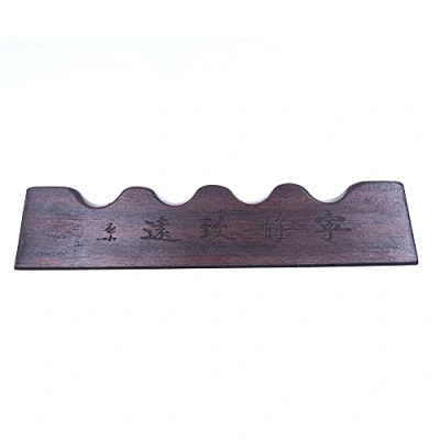 Afbeelding van ANCLLO Houten kalligrafie borstelhouder, bruin