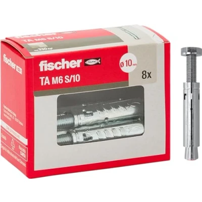 Afbeelding van Fischer 71252pluggen. M6 + vite Staal