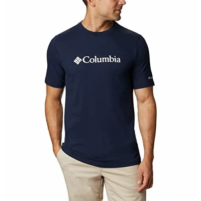 Afbeelding van T Shirt Columbia Men&#039;s CSC Basic Logo Short Sleeve Collegiate Navy XXL