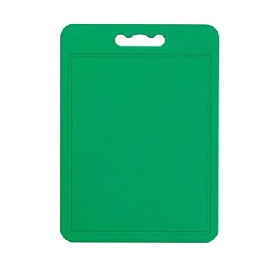 Afbeelding van Chef Aid Grote Groene Snijplank van Poly, Antislip Multifunctioneel Oppervlak, Makkelijk Schoon te Maken en Vaatwasserbestendig met Handvat, 40 x 30 cm, Andere Kleuropties Beschikbaar
