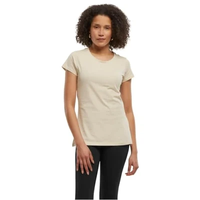 Afbeelding van Damesshirt &#039;Basic Tee&#039; met ronde hals Sand 4XL