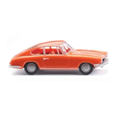 Afbeelding van Wiking 018703 H0 Auto BMW 1600 GT Coupé oranje