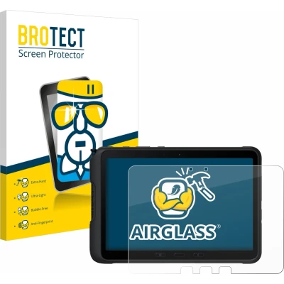 Afbeelding van BROTECT Screenprotector voor Samsung Galaxy Tab Active 4 Pro (Landschapsmodus) Folie Beschermfolie Beschermglas transparant