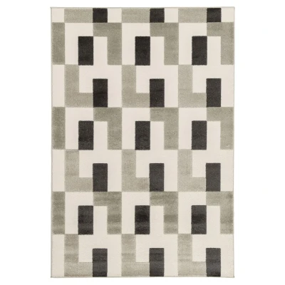 Afbeelding van Modern Vloerkleed Forme Murale Antraciet 200x290 Cm