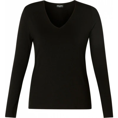 Afbeelding van Base Level Curvy longsleeve Alize zwart