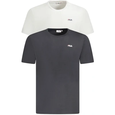 Afbeelding van Fila BROD TEE 2 PACK Tshirt basic, Heren, Maat: XL, Bright white/black beauty