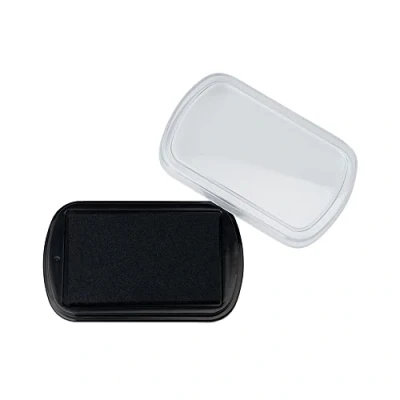 Afbeelding van Ideen mit Herz Stempelkussen Sneldrogend Waterdicht 7,5 cm x 4,3 (zwart)