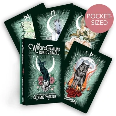 Afbeelding van The Witch’s Familiar Runic Oracle: A 24 Card Deck and Guidebook