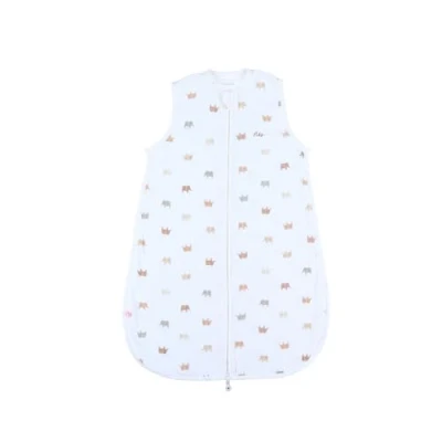 Afbeelding van Noukie&#039;s Zomerslaapzak 1 6 maanden (70 cm) TOG &lt; 1.0 biologische chiffon ecru gorilla