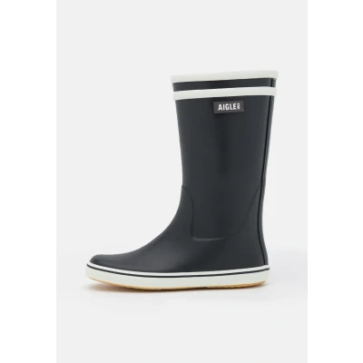 Afbeelding van Aigle Malouine Regenlaarzen, Dames, Maat: 35, Marine/blanc Natuurrubber