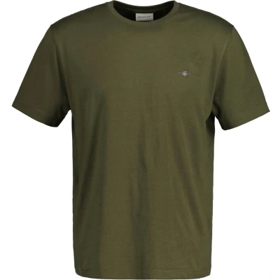 Afbeelding van GANT REG Shield Tshirt basic, Heren, Maat: 5XL, Juniper green